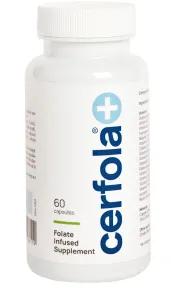 Maisto papildas  CERFOLA+ Folate Infused kapsulės N60